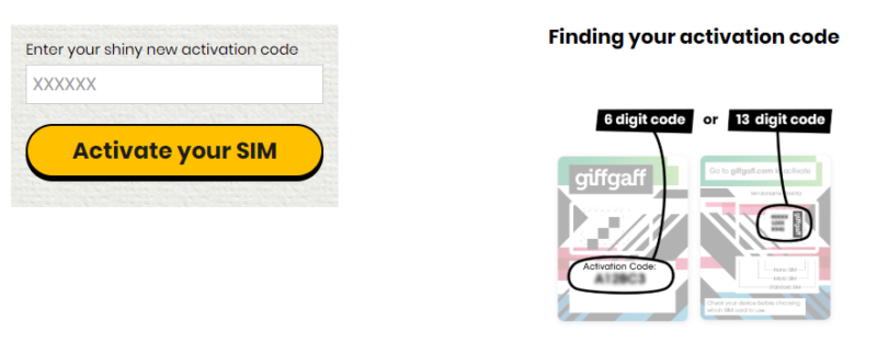 Activate Giffgaff SIM Step By Step When You Receive Your Card.